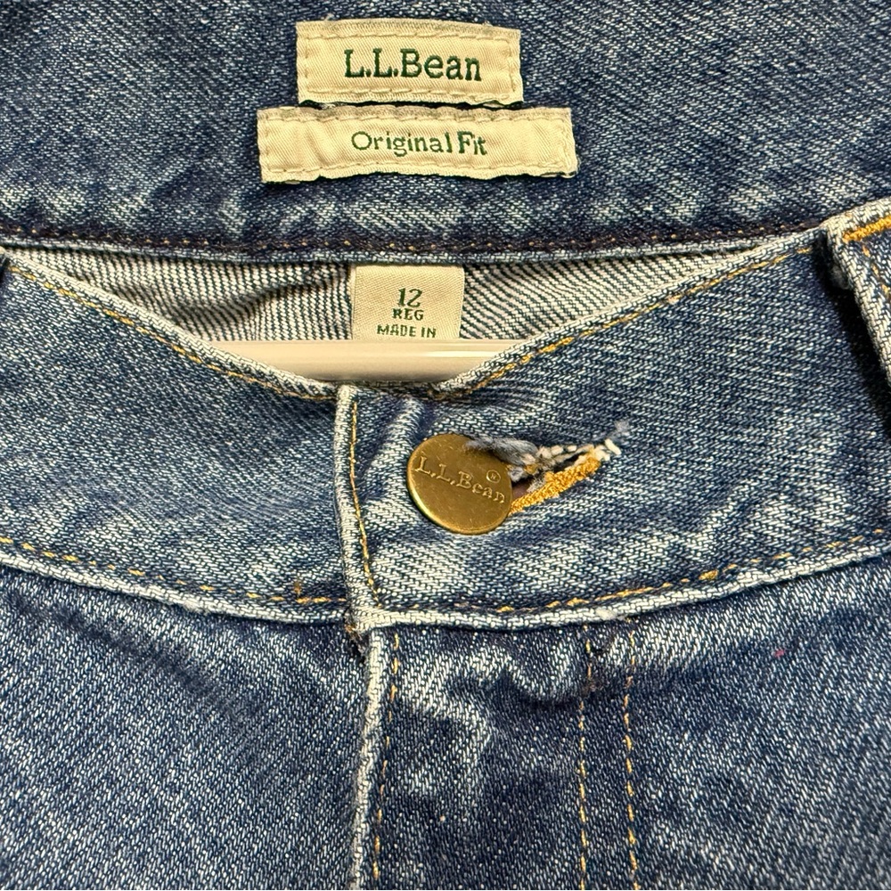 L.L. Bean Blue Denim Jeans